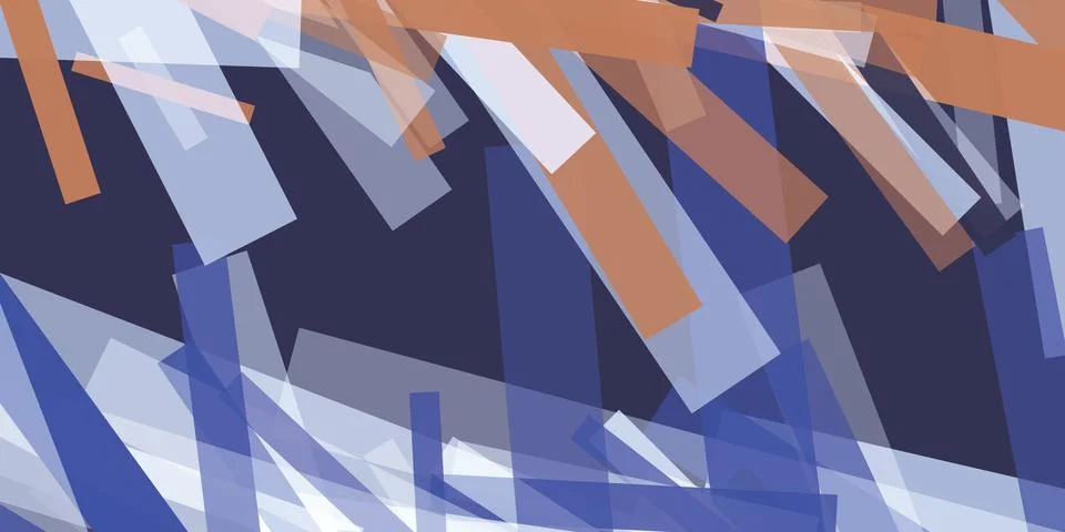 Abstract geometric background with transparent overlapping rectangular shap.. Illustrazione stock