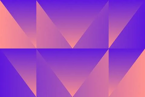 Abstract Geometric Background Triangle Shapes and Designs Orange Colors Stockillustratie