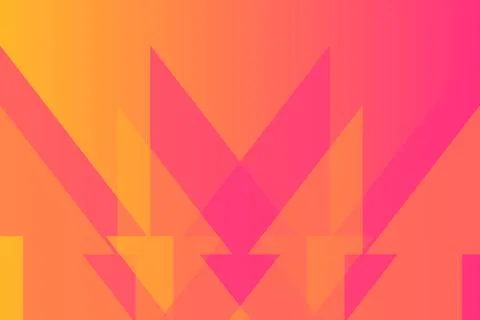 Abstract Geometric Background Triangle Shapes and Designs Orange Colors Иллюстрация