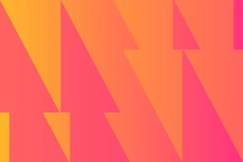 Abstract Geometric Background Triangle Shapes and Designs Orange Colors Stock-Illustration