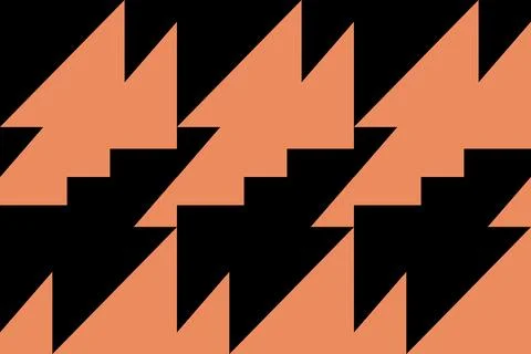 Abstract Geometric Background Triangle Shapes and Designs Orange Colors Stock-Illustration
