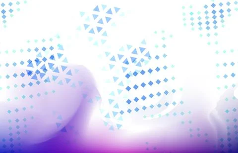 Abstract Geometric Background with Triangles and Squares Stock Illustration