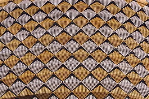 Abstract geometric background with triangles and buildings cells 스톡 사진