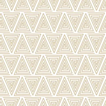 Abstract geometric background of triangles. Beige seamless pattern. Stock Illustration