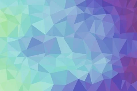 Abstract geometric background with triangles in blue purple Stock Illustration