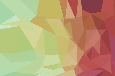 Abstract geometric background with triangles in green red Stock Photos