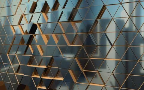 Abstract geometric background of triangles Stock Illustration