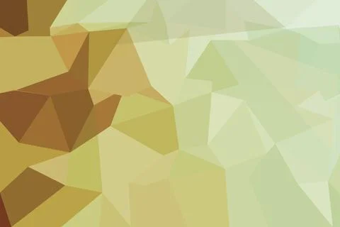 Abstract geometric background with triangles in soft green and brown Stock Photos