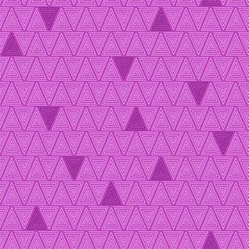 Abstract geometric background of triangles. Vector pink seamless pattern. イラスト素材