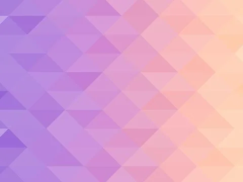 Abstract geometric background. Triangular pixelation. Mosaic, pink gradient. Illustrazione stock