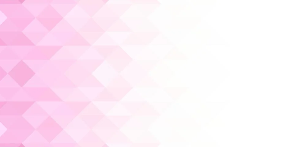 Abstract geometric background. Triangular pixelation. Mosaic, pink gradient. Illustrazione stock
