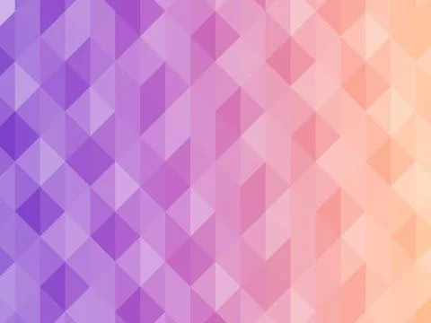 Abstract geometric background. Triangular pixelation. Mosaic, pink gradient. Illustrazione stock