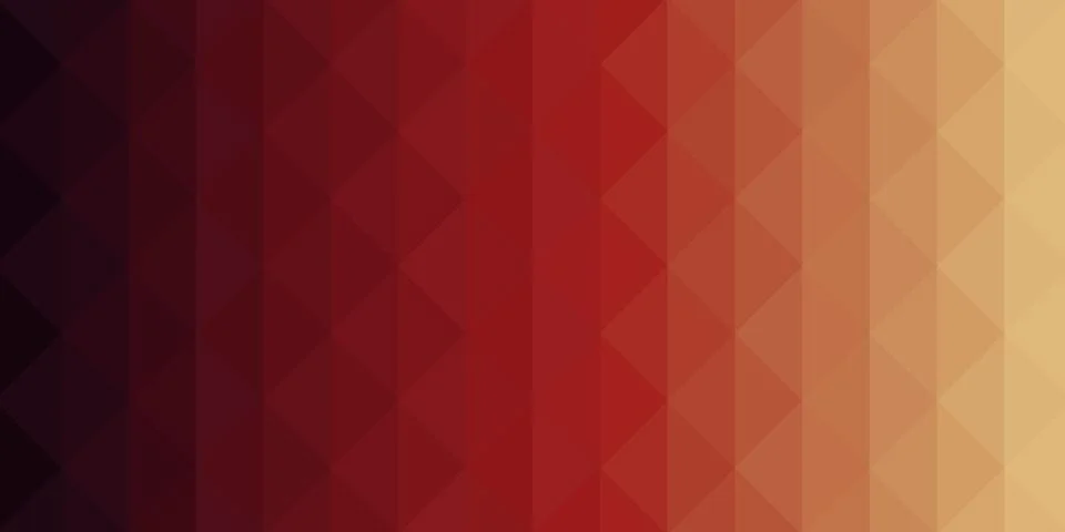 Abstract geometric background. Triangular pixelation. Mosaic, red gradient. Stock Illustration