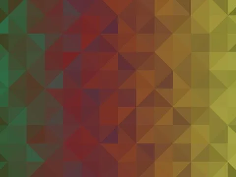 Abstract geometric background. Triangular pixelation. Mosaic, color gradient. Illustrazione stock