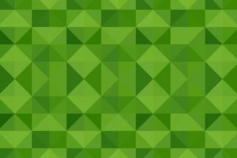 Abstract geometric background. Triangular pixelation. Mosaic, green gradient. Illustrazione stock