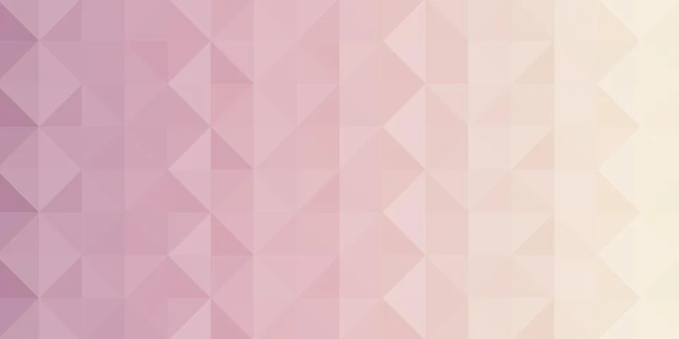 Abstract geometric background. Triangular pixelation. Mosaic, pink gradient. Illustrazione stock