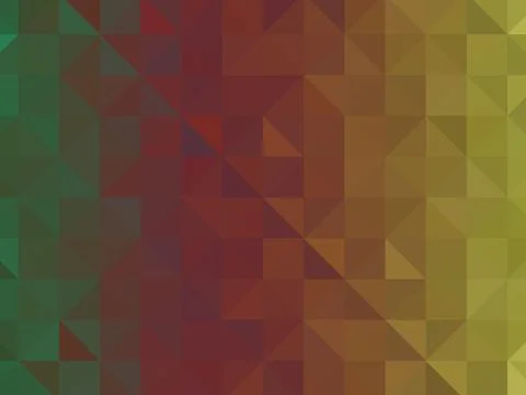 Abstract geometric background. Triangular pixelation. Mosaic, color gradient. Illustrazione stock