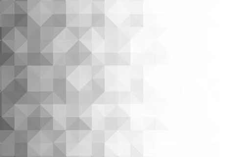 Abstract geometric background. Triangular pixelation. Mosaic, grey gradient. Stockillustratie