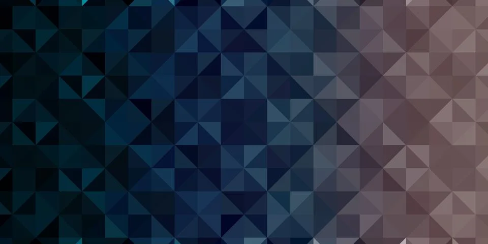Abstract geometric background. Triangular pixelation. Mosaic, color gradient. Illustrazione stock