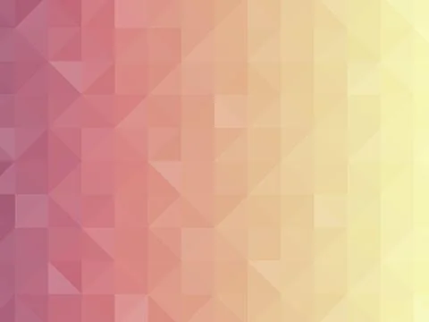 Abstract geometric background. Triangular pixelation. Mosaic, pink gradient. Illustrazione stock
