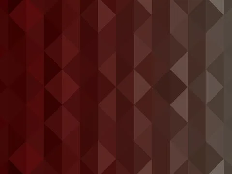 Abstract geometric background. Triangular pixelation. Mosaic, red gradient. Stock Illustration