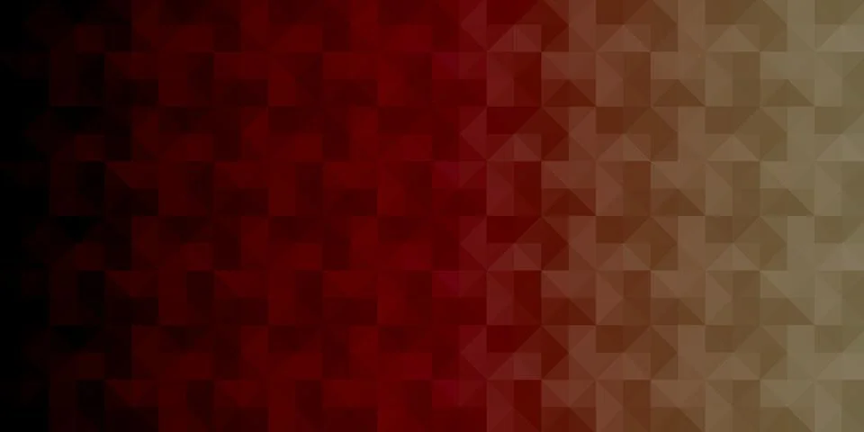 Abstract geometric background. Triangular pixelation. Mosaic, red gradient. イラスト素材