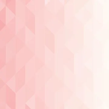 Abstract geometric background. Triangular pixelation. Mosaic, pink gradient. Illustrazione stock