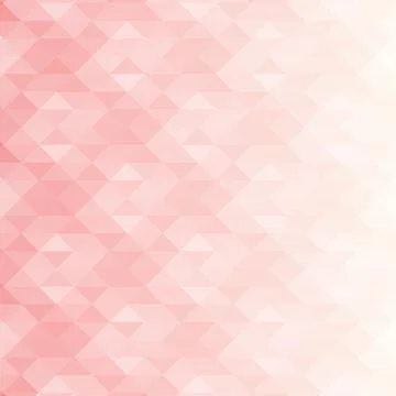 Abstract geometric background. Triangular pixelation. Mosaic, pink gradient. Stock Illustration
