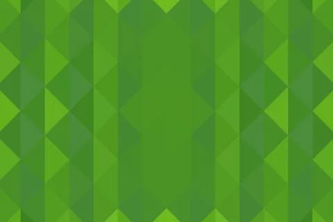 Abstract geometric background. Triangular pixelation. Mosaic, green gradient. Illustrazione stock