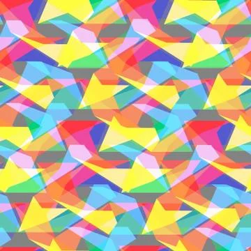 Abstract geometric background with triangular polygons. Illustrazione stock