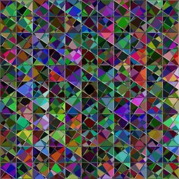 Abstract geometric background with triangular polygons. 库存插图