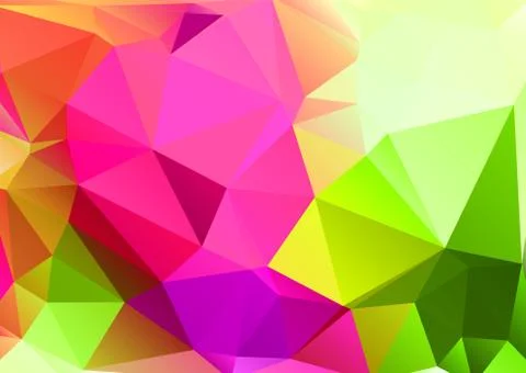 Abstract geometric background of triangular polygons. Retro mosaic triangle b Stockillustratie