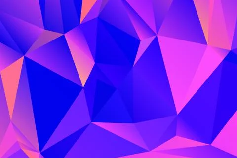 Abstract geometric background of triangular polygons. Retro mosaic triangle b Illustrazione stock