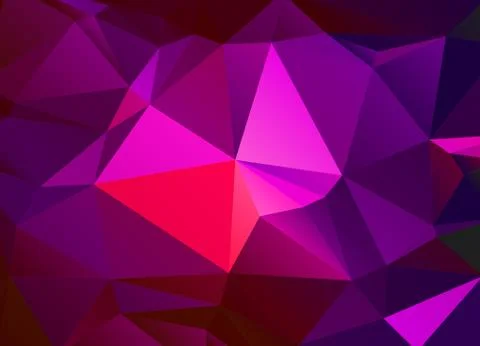 Abstract geometric background of triangular polygons. Retro mosaic triangle b 库存插图