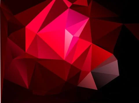 Abstract geometric background of triangular polygons. Retro mosaic triangle b Illustrazione stock