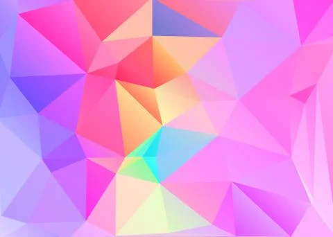 Abstract geometric background of triangular polygons. Retro mosaic triangle b 스톡 일러스트