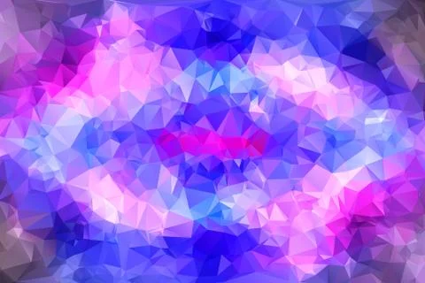 Abstract geometric background of triangular polygons. Retro mosaic triangle b Ilustração Stock