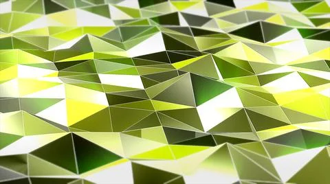 Abstract geometric background of triangular polygons. 3d rendering Stock Illustration