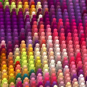 Abstract geometric background. Various pattern. Modern artistic backdrop. Stock Illustration