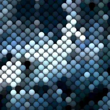 Abstract geometric background. Various pattern. Modern artistic backdrop. Illustrazione stock