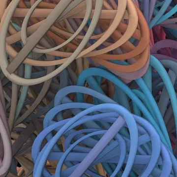 Abstract geometric background. Various pattern. Modern artistic backdrop. Illustrazione stock