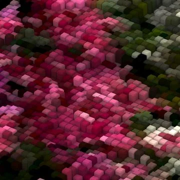 Abstract geometric background. Various pattern. Modern artistic backdrop. Illustrazione stock