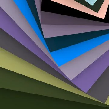 Abstract geometric background. Various pattern. Modern artistic backdrop. Illustrazione stock