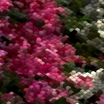 Abstract geometric background. Various pattern. Modern artistic backdrop. Illustrazione stock