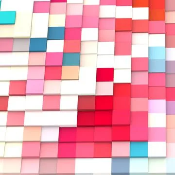 Abstract geometric background. Various pattern. Modern artistic backdrop. Stockillustratie