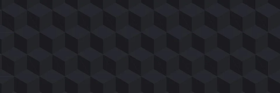 Abstract geometric background. Vector 3d illustration.  Black blocks on a bla Stock Illustration