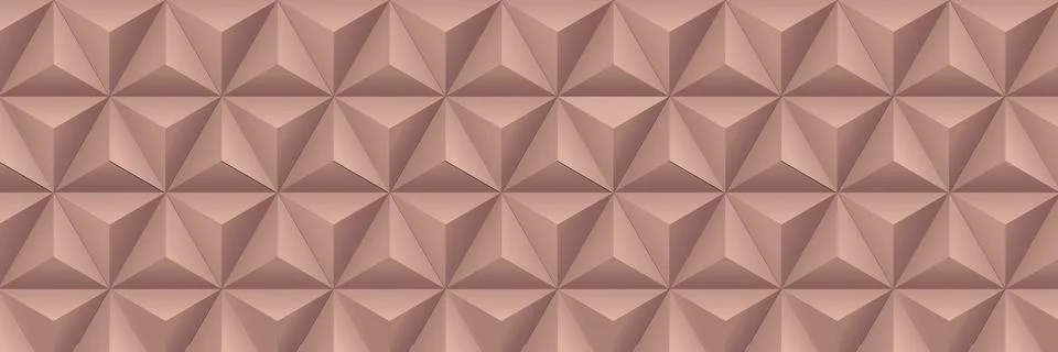 Abstract geometric background. Vector 3d illustration. Triangle or pyramid pi Stock Illustration