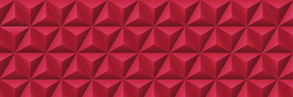 Abstract geometric background. Vector 3d illustration. Triangle or pyramid re Stock Illustration