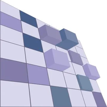 Abstract geometric background, vector illustration Stock Illustration