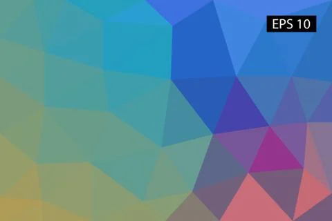 Abstract geometric background, vector from polygons, triangle background, vector Stock Illustration